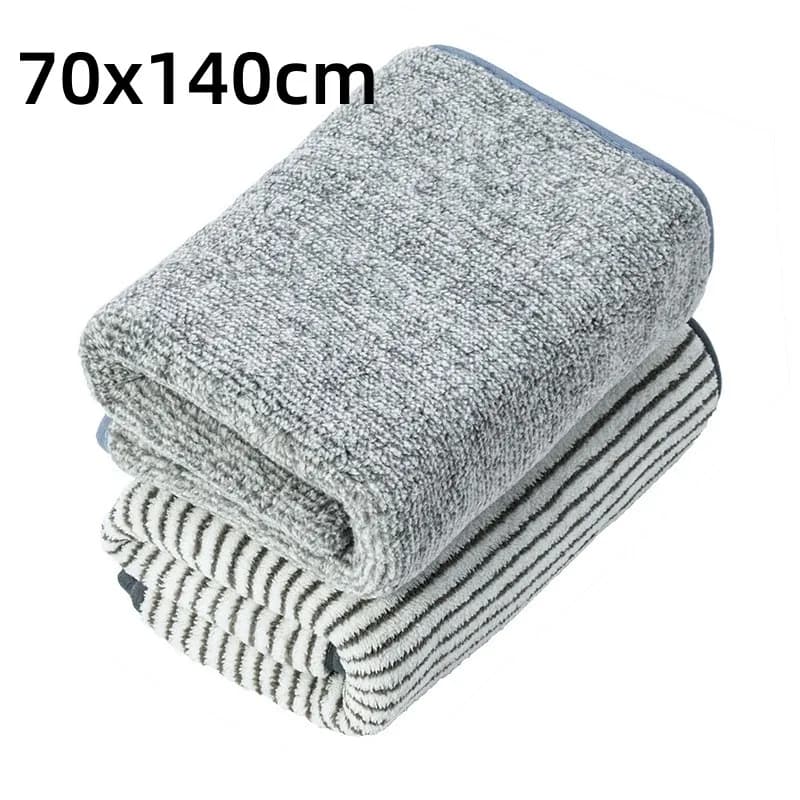Bamboo Charcoal Lint-Free Bath Towel