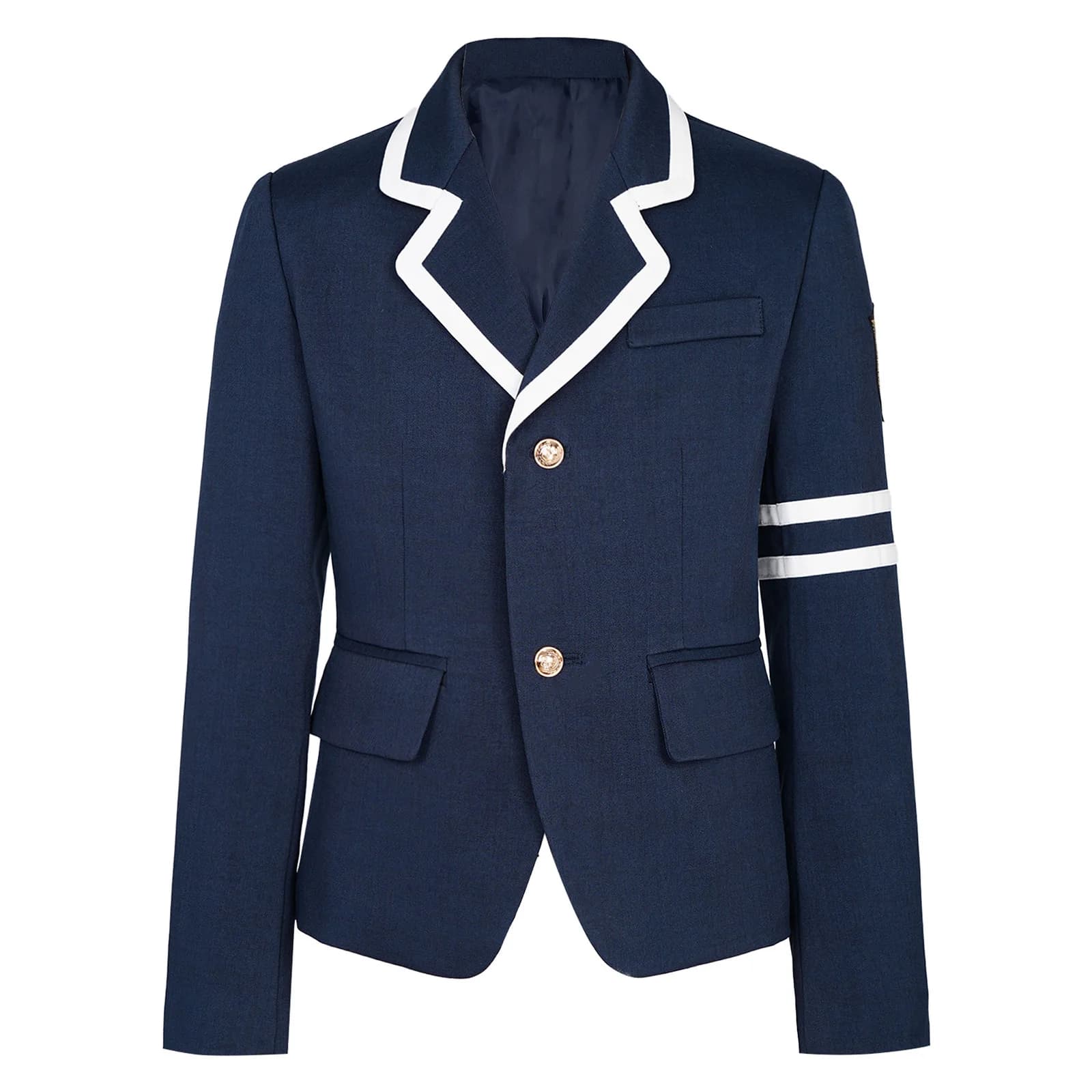 Kids School Uniform Blazer with Flap Pockets