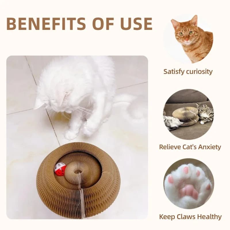 Double Tier Corrugated Cat Scratching Post