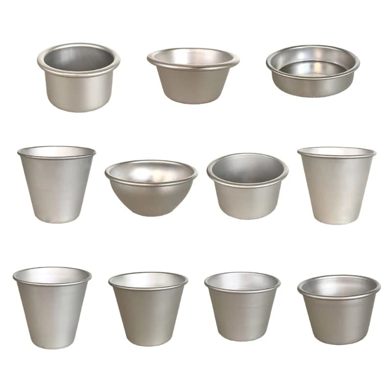 Nonstick Aluminum Muffin and Tart Molds, Pack of 10