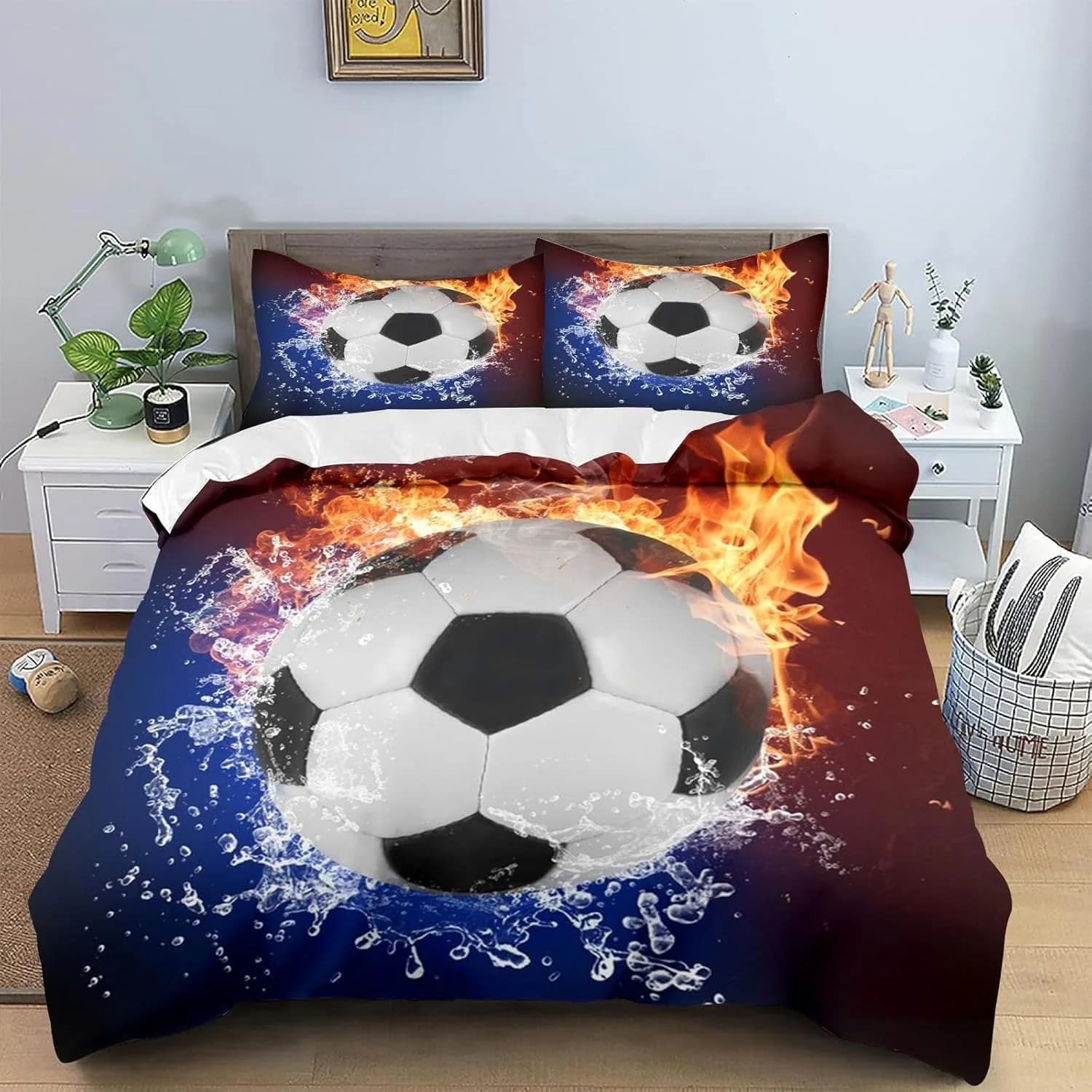 Football Microfibre Duvet Cover Set
