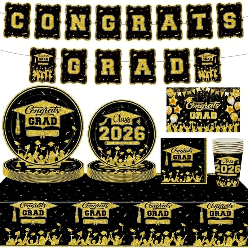 Graduation Party Decoration Set 10 Pieces