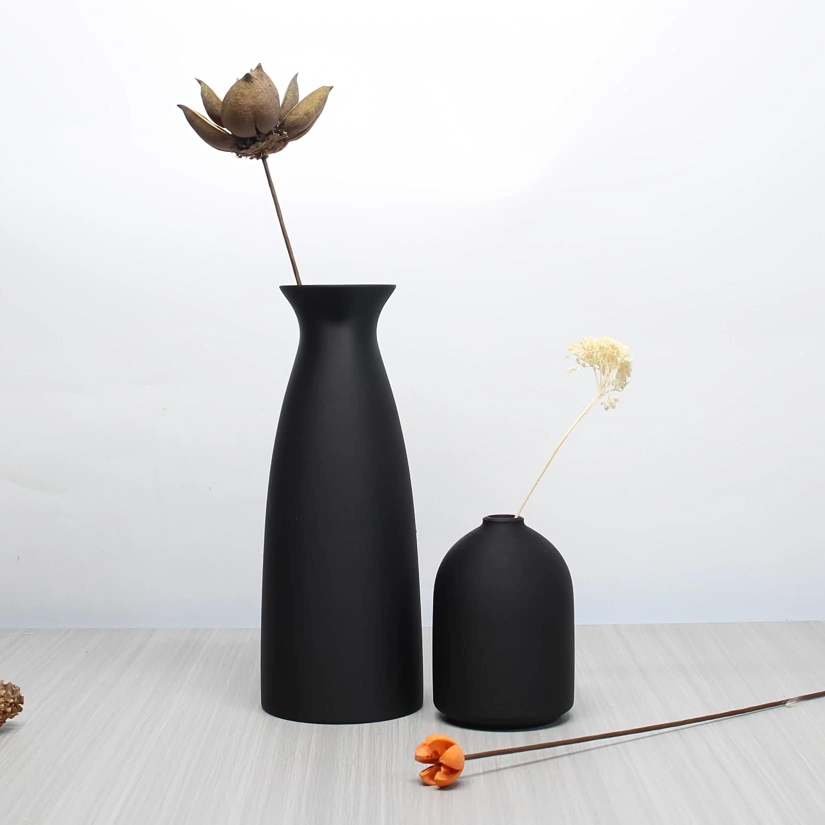 Bohemian Dry Flower Vases Set of 2