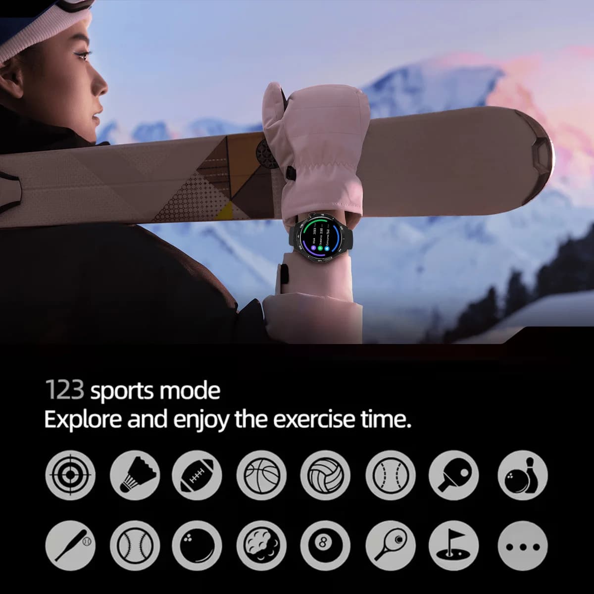 Smart Watch 2026 1.50 inch HD Screen Bluetooth Call Message Reminder Life WaterProof Multi-Sport Mode  Men Women Perfect Gift