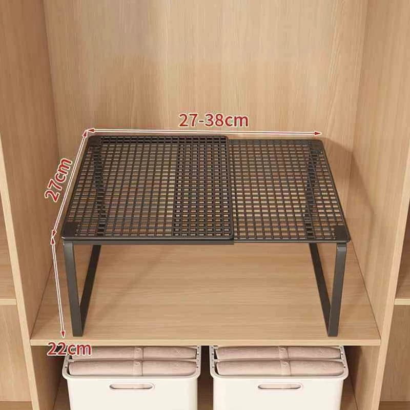 Telescopic Closet Shelf Divider Organizer