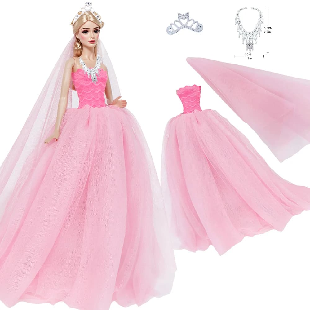 Doll Dress Outfit With Accessories