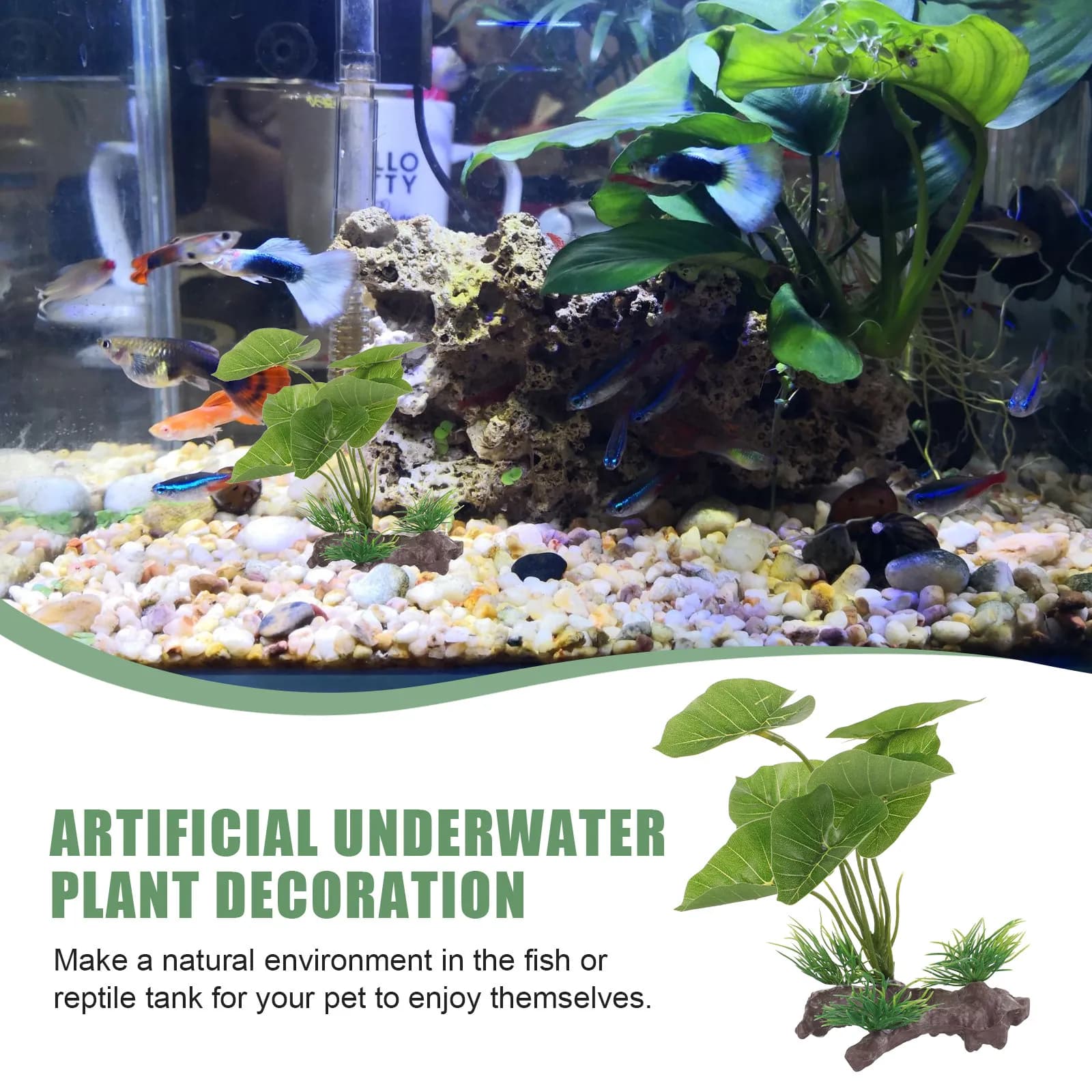 Artificial Aquarium Plant Decoration