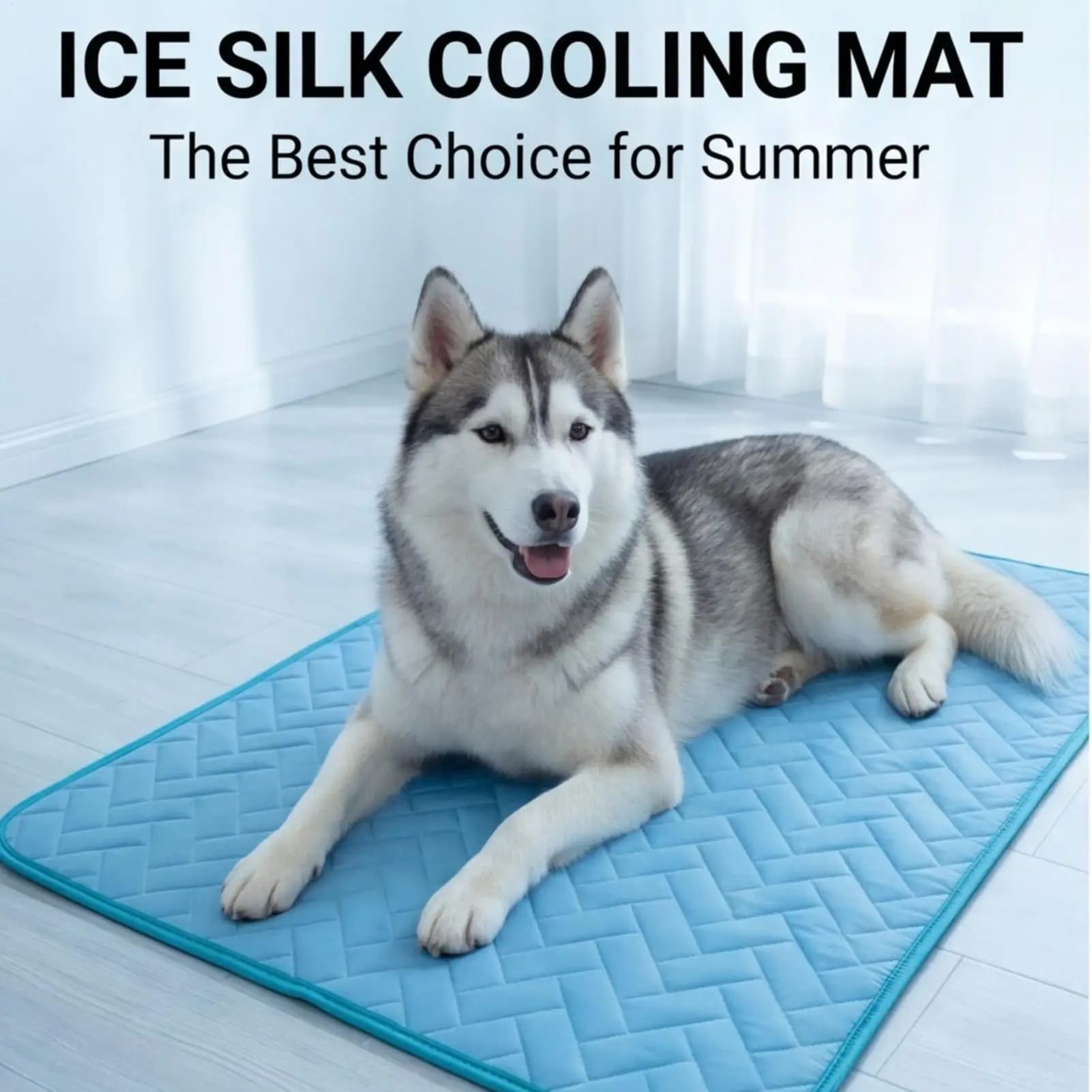 Cat Cooling Mat Ice Silk Pet Pad