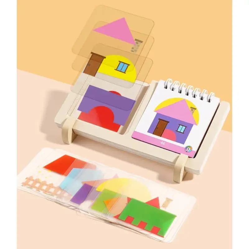Wooden House Design Puzzle Game