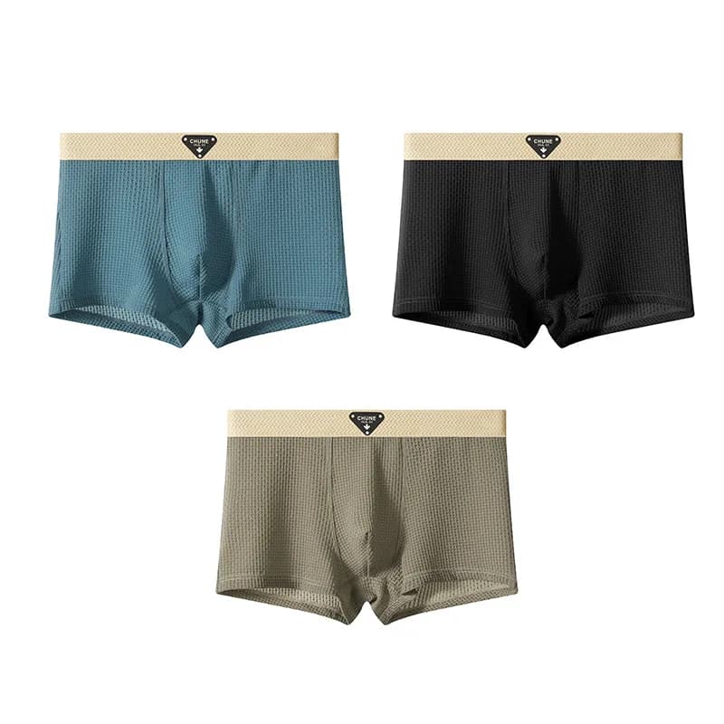 Men's Breathable Boxer Briefs Anatomical Support