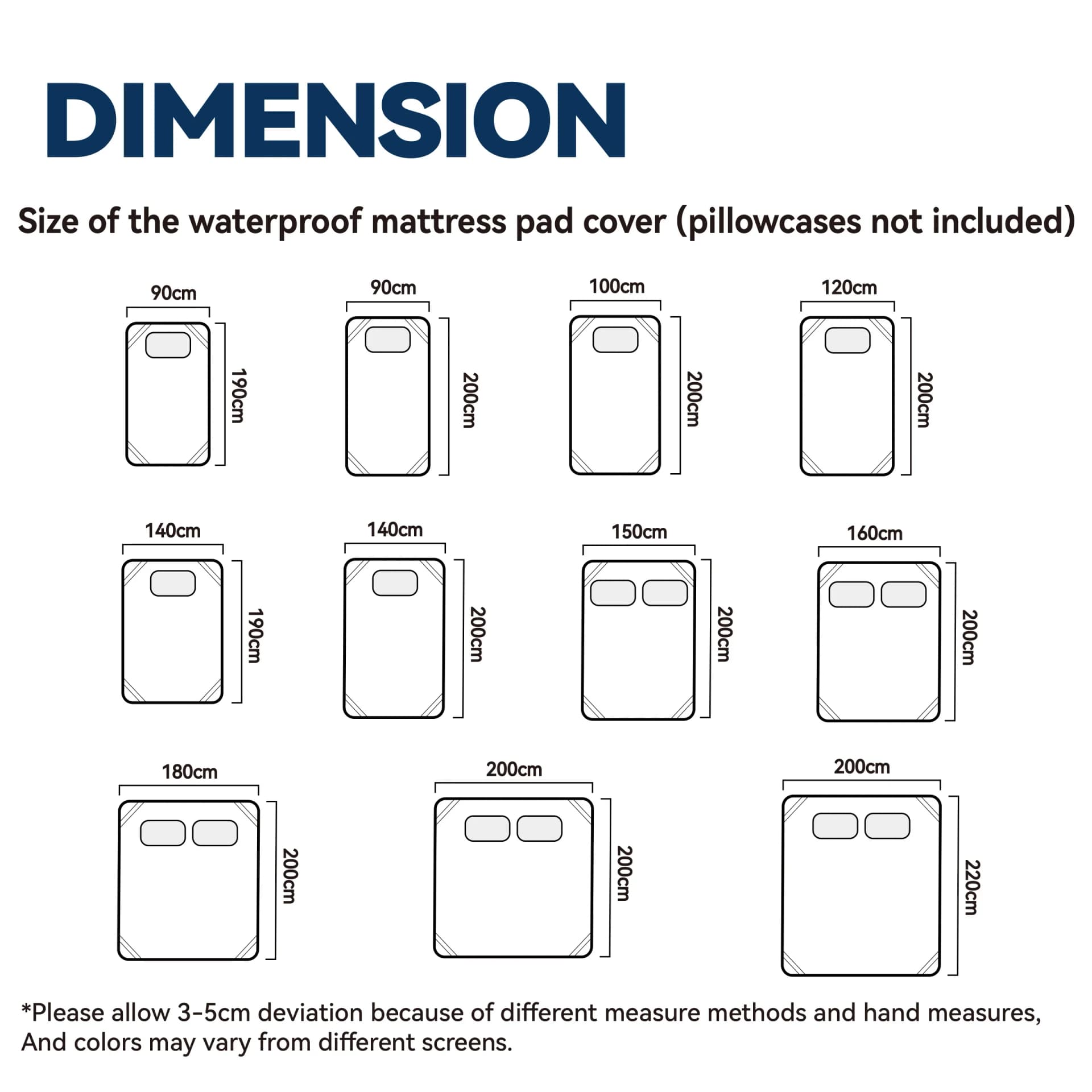 Waterproof Mattress Protector with Elastic Straps