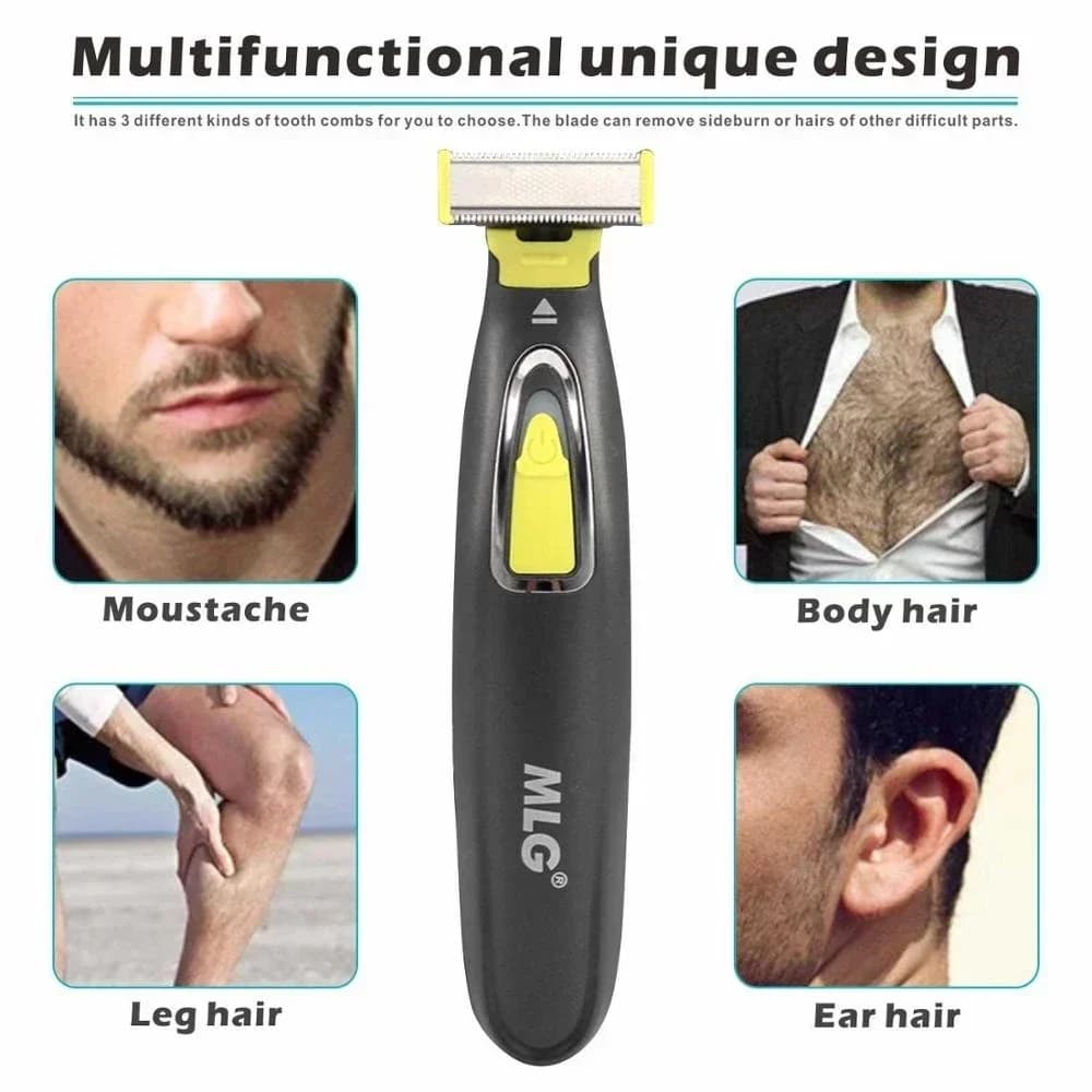 Cordless Electric Shaver with USB Charging