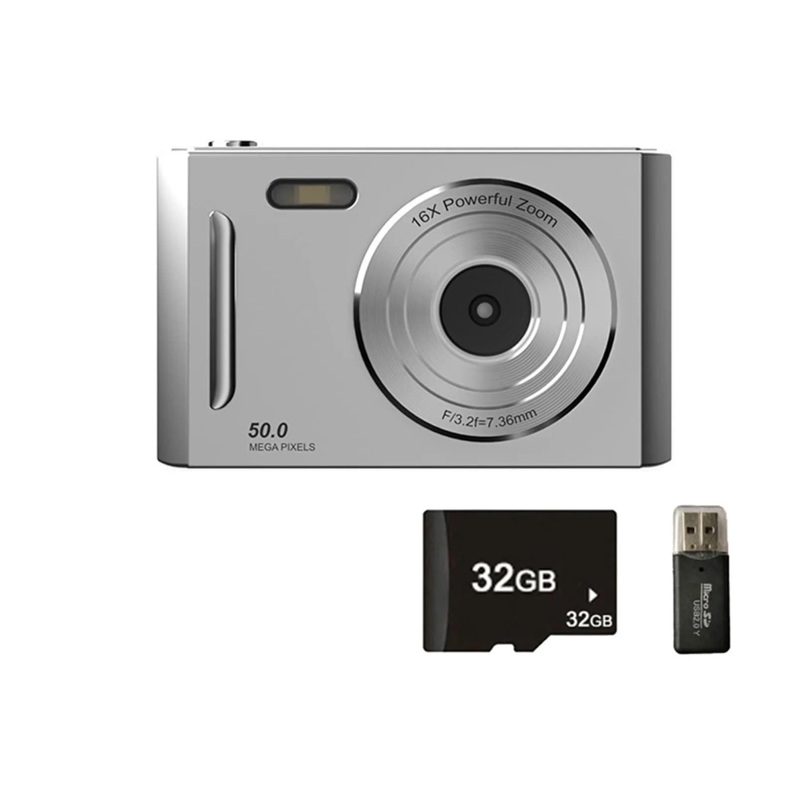 4K Dual Camera with Auto Focus and LED Fill Light
