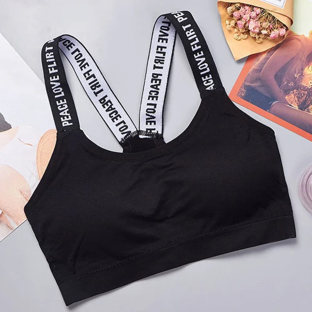 Seamless Crop Top Sports Underwear