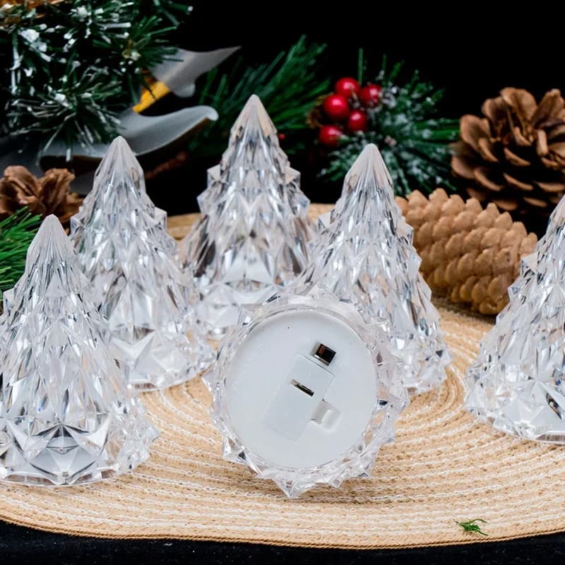 LED Candle Lights Night Light Electronic Christmas Night Light For Atmosphere Indoor Bar Bedroom Wedding Party Decor Light