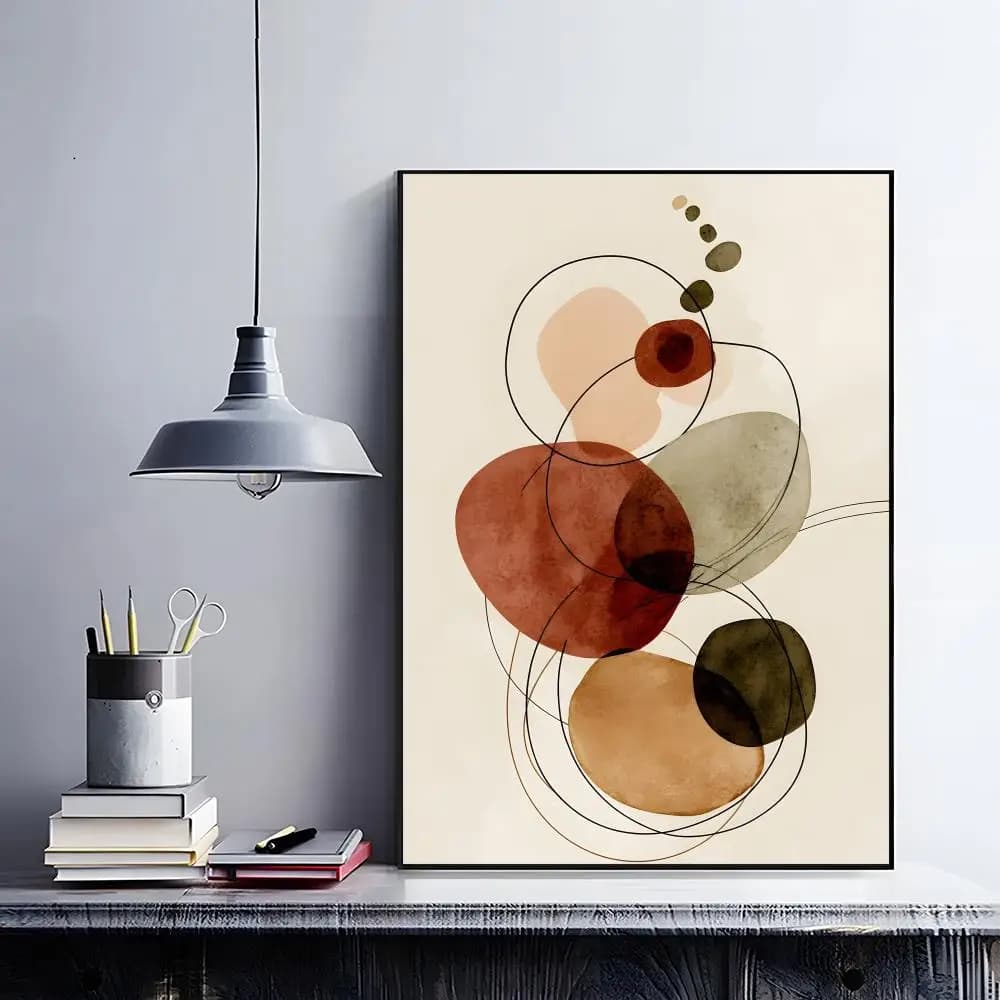 Abstract Bohemian Wall Art Poster