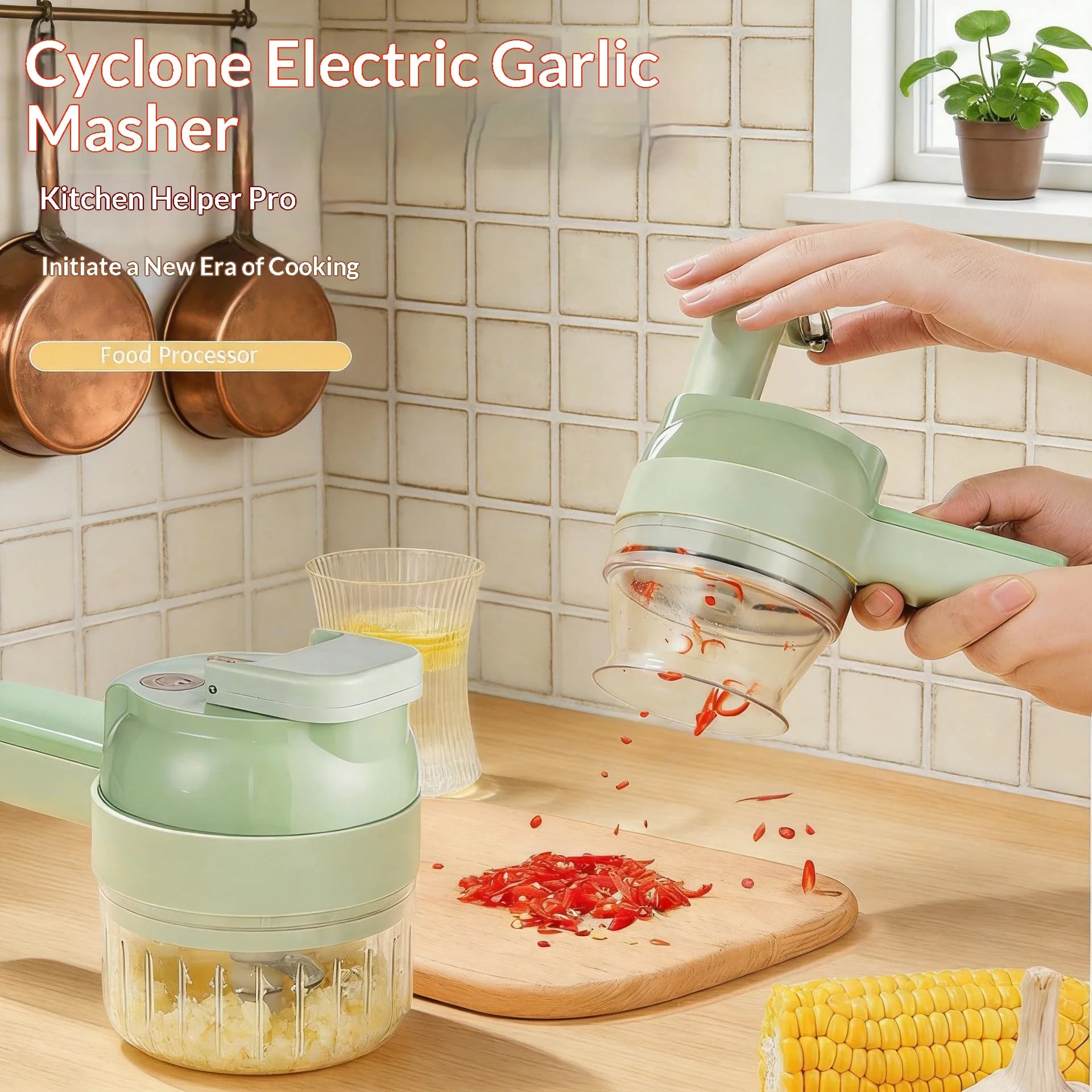 Wireless Handheld Electric Food Chopper