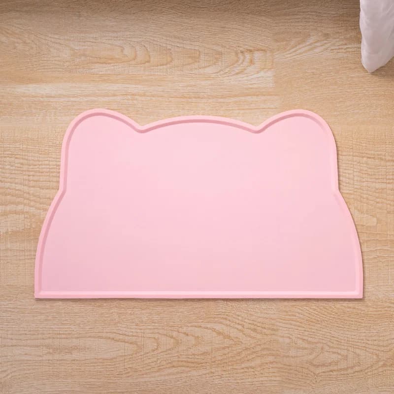 Silicone Pet Feeding Mat with Raised Edge