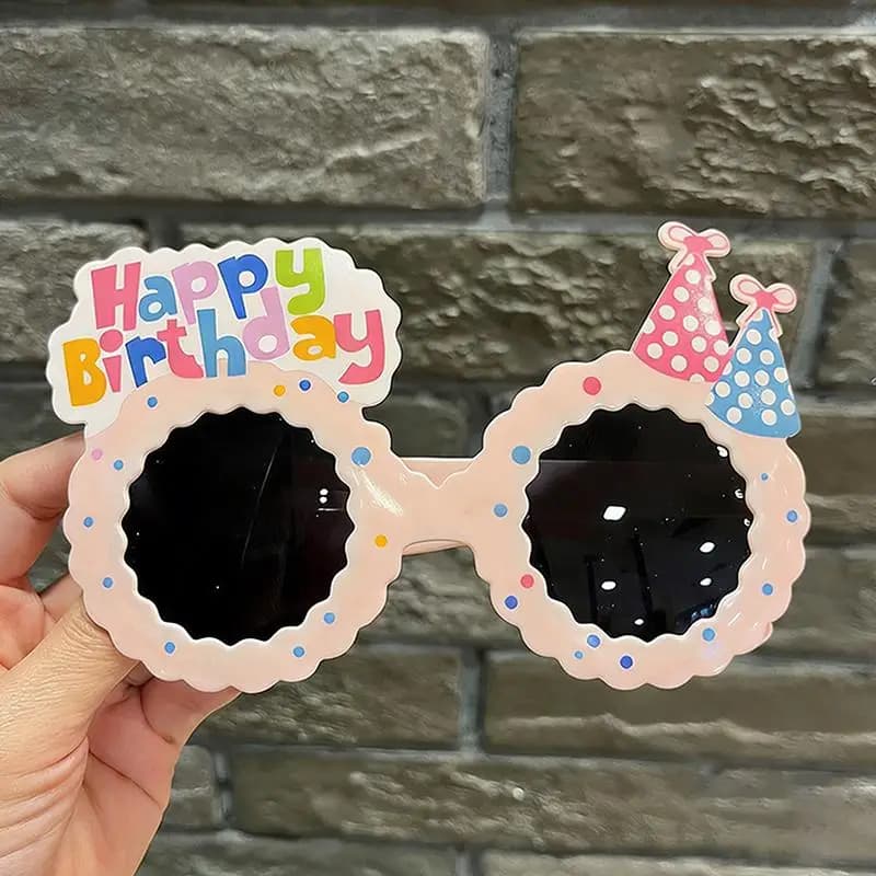 Birthday Party Novelty Glasses Photo Booth Props