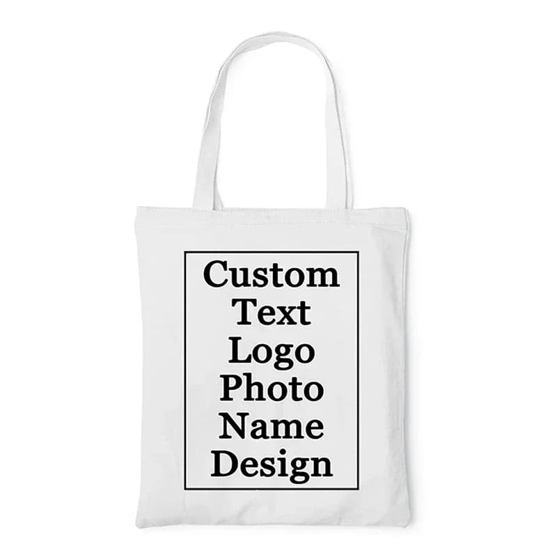 Canvas Shopper Tote Bag