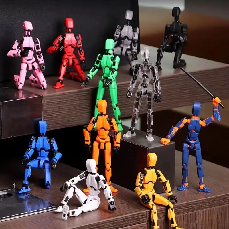 Multi-Jointed Action Figure with Accessories