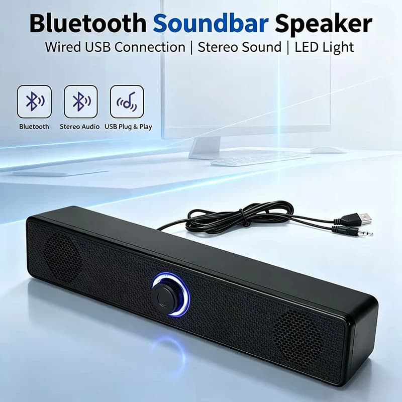 Portable Bluetooth Cylinder Speaker
