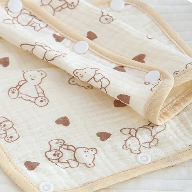 Baby Carrier Comfort Strap Covers and Drool Bib Set