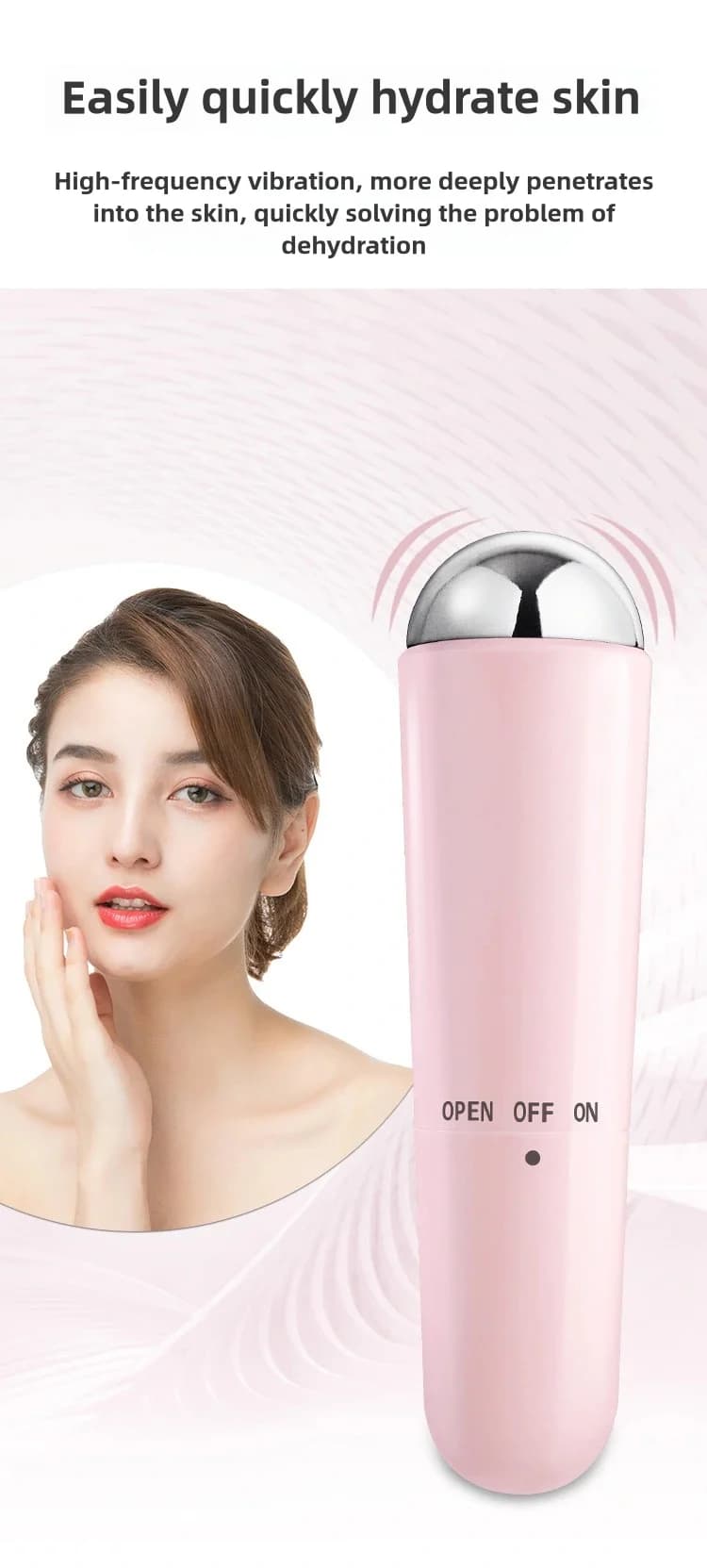 High Frequency Facial Vibration Massager