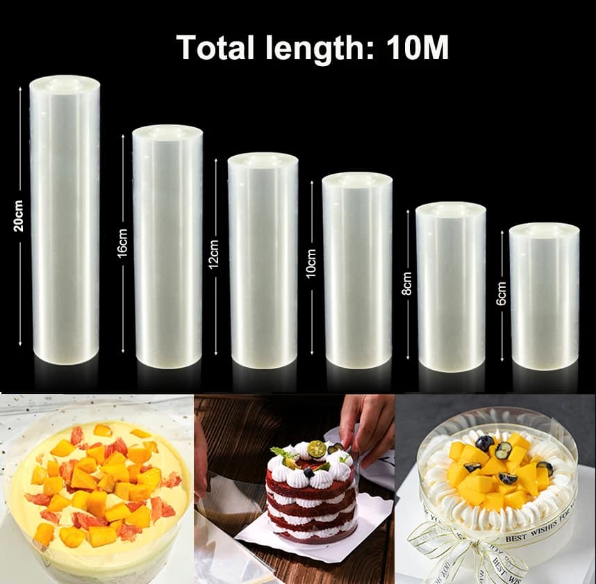 Acetate Cake Collar Film Roll
