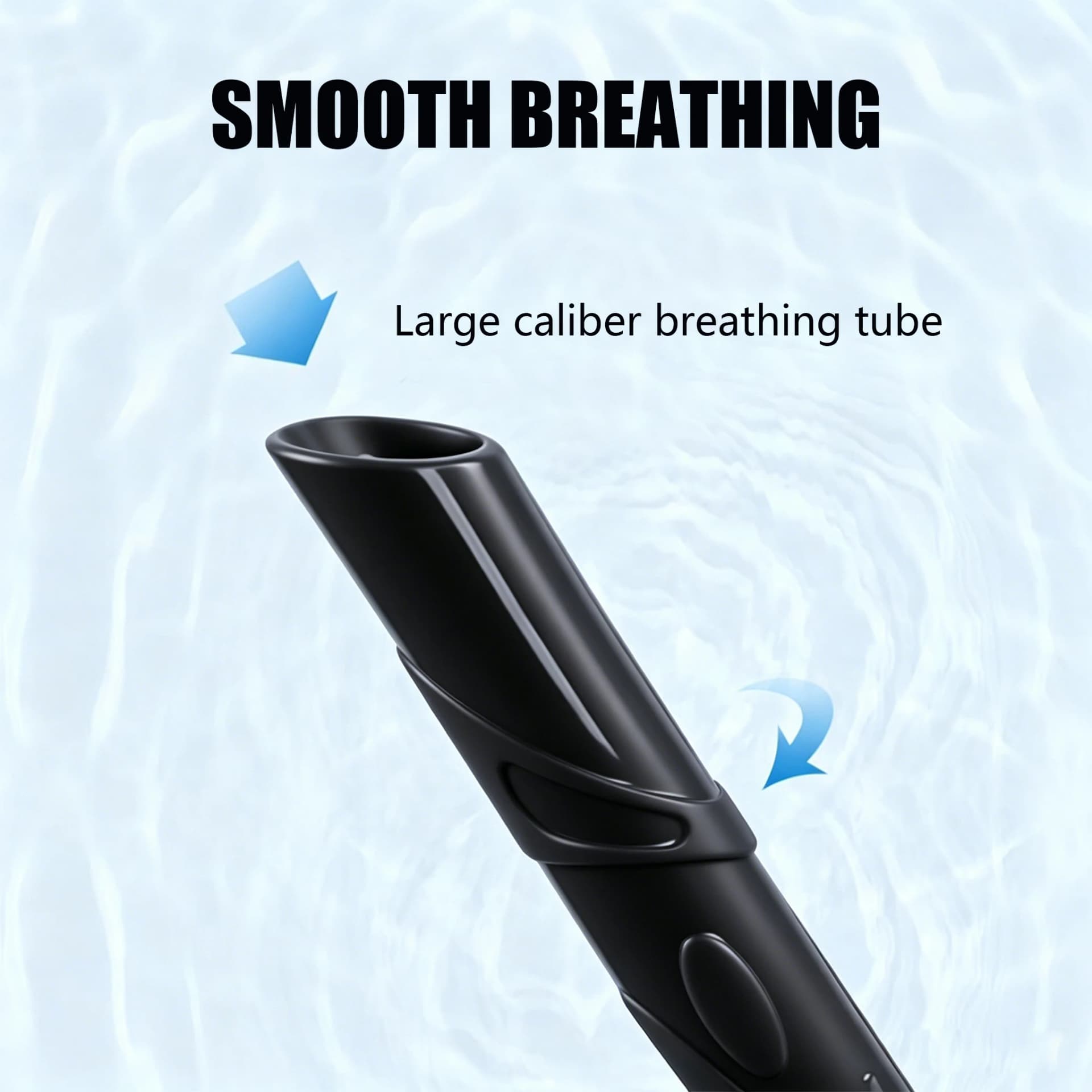 Retractable Soft Silicone Snorkel