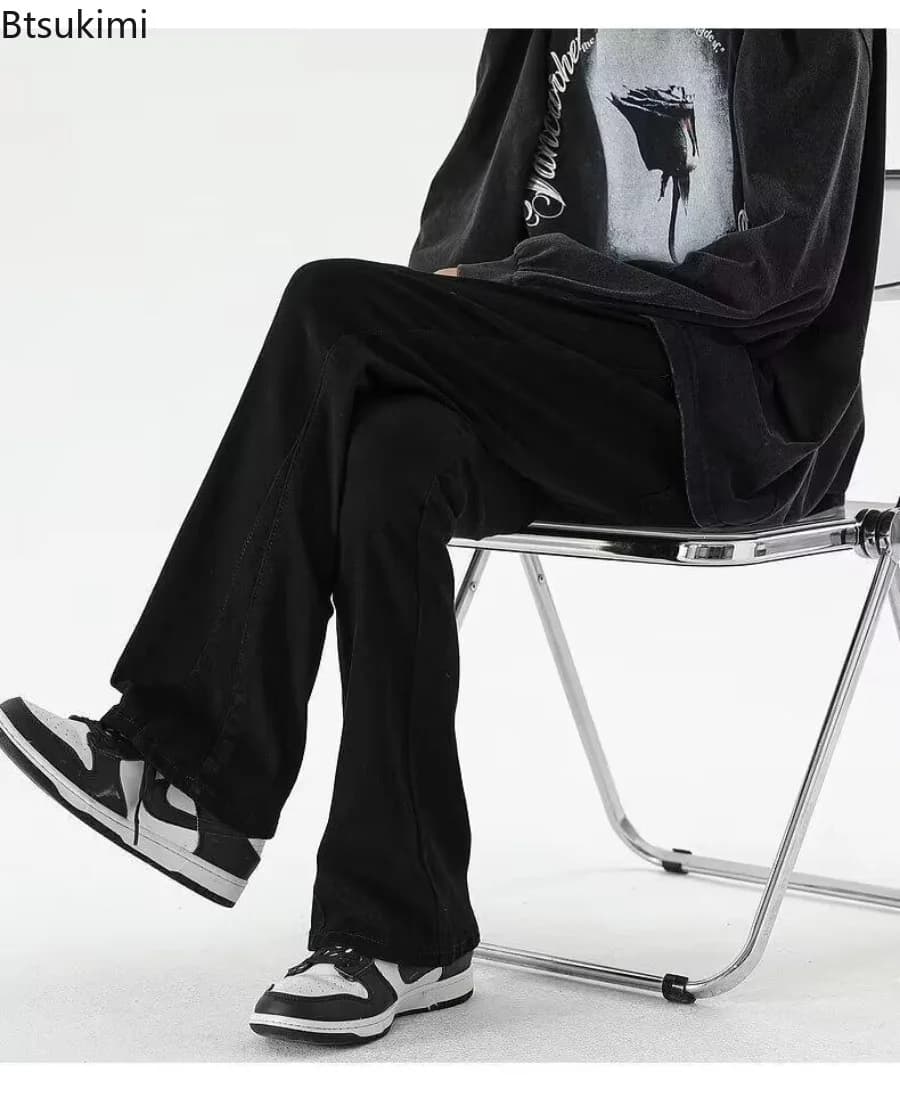Men's Straight Leg Micro Flared Jeans