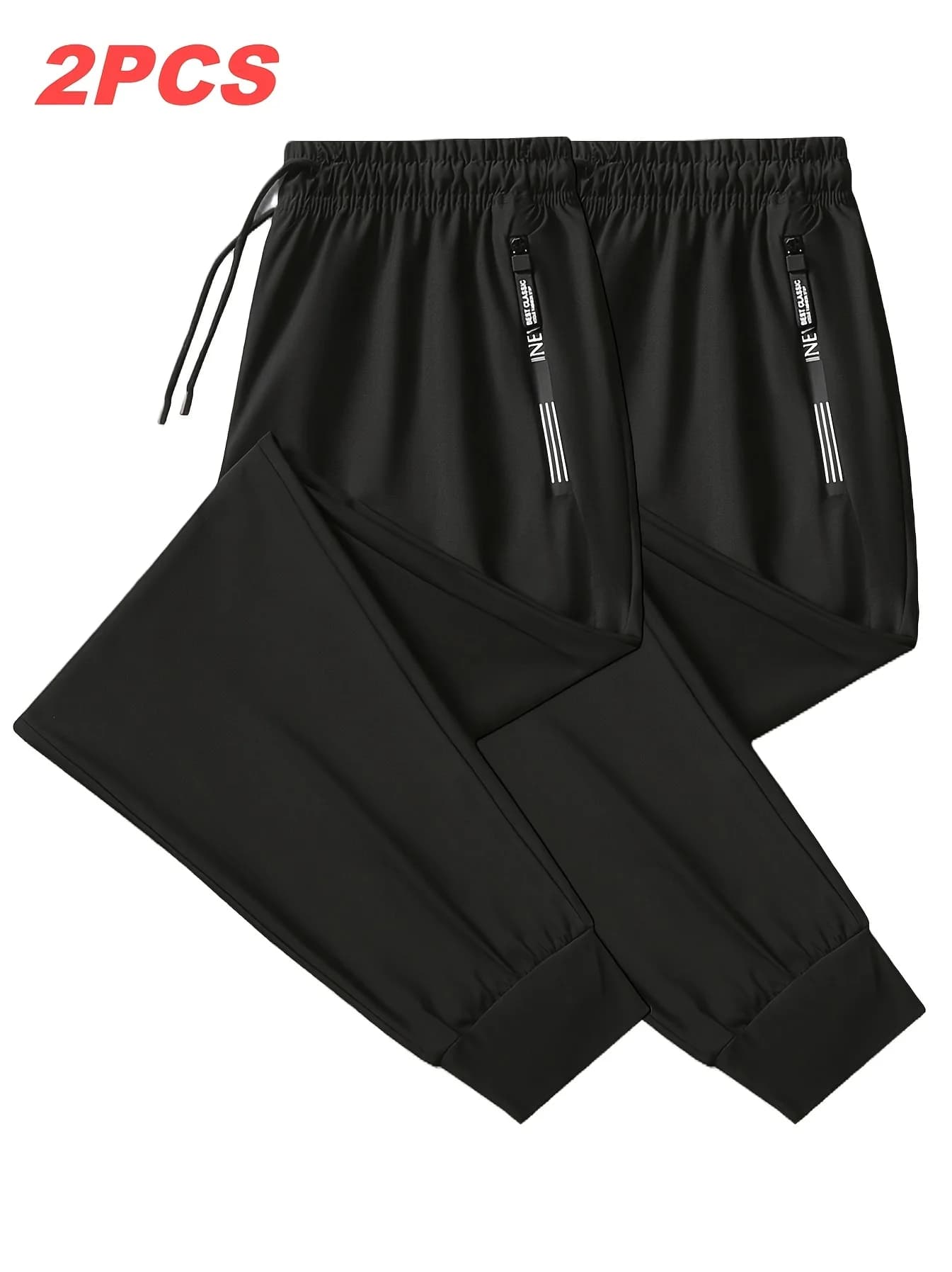 Men's Athletic Jogger Pants 2-Pack