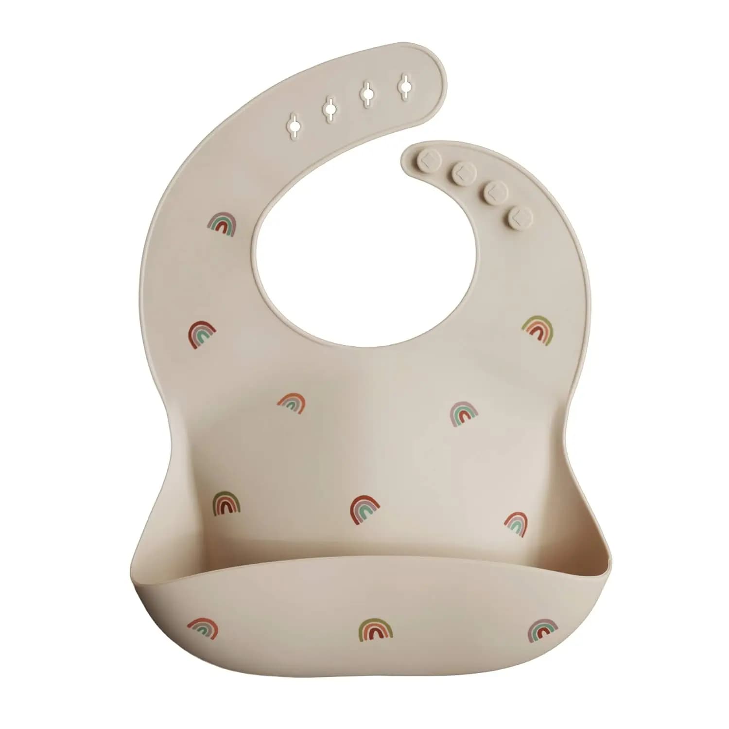 Waterproof Silicone Baby Bib With Crumb Catcher