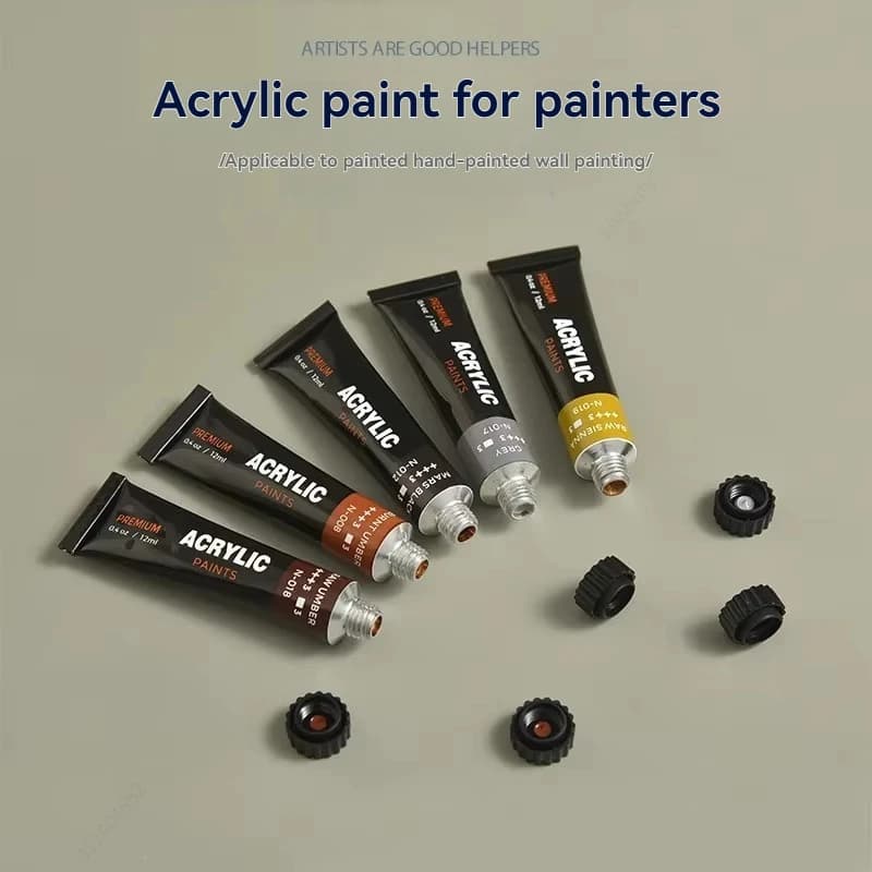 Acrylic Paint Set 24 Colors 12ml