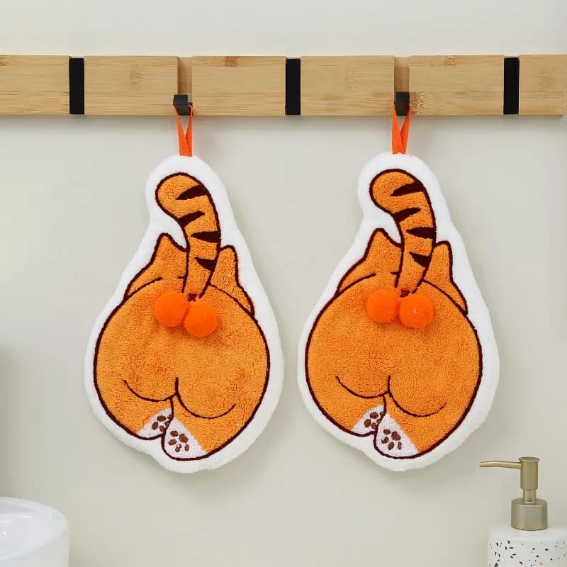 Cartoon Animal Hand Towel
