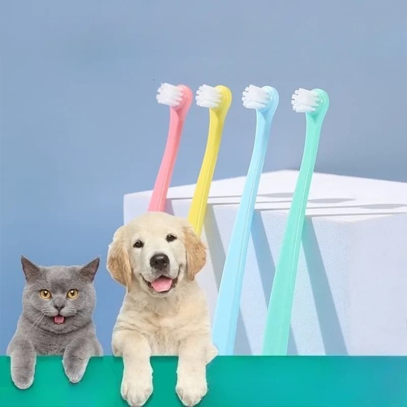 Small Head Dog Toothbrush for Pet Oral Care