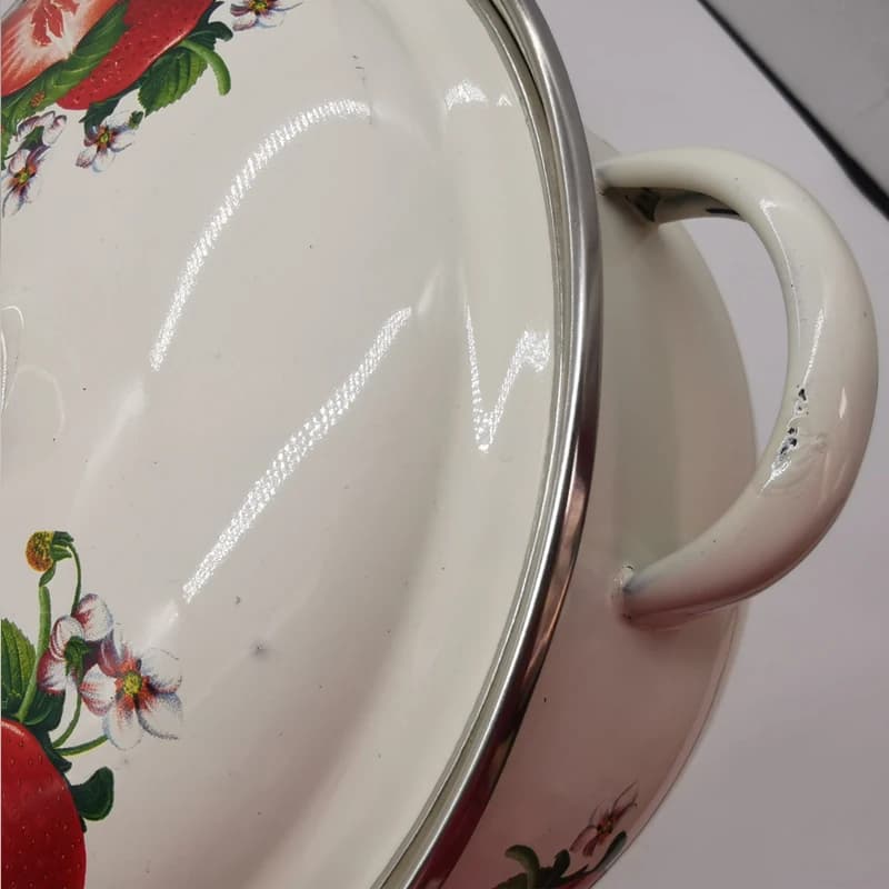 Strawberry Enameled Cookware Set 3-Piece