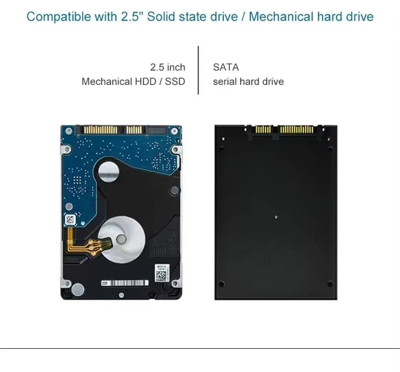 2.5-Inch SATA to USB 3.0 Hard Drive Enclosure