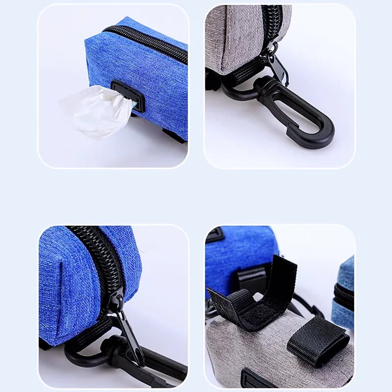 Dog Poop Bag Dispenser Portable Poop Bag Holder for Dogs Walking Storage Bags Garbage Bags Holder for Dogs Toilet Cleaning Tools