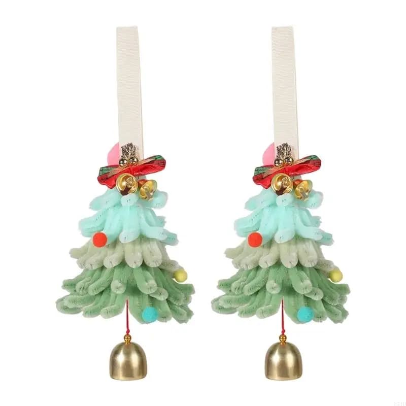 Handmade Christmas Tree Ornament with Ribbon