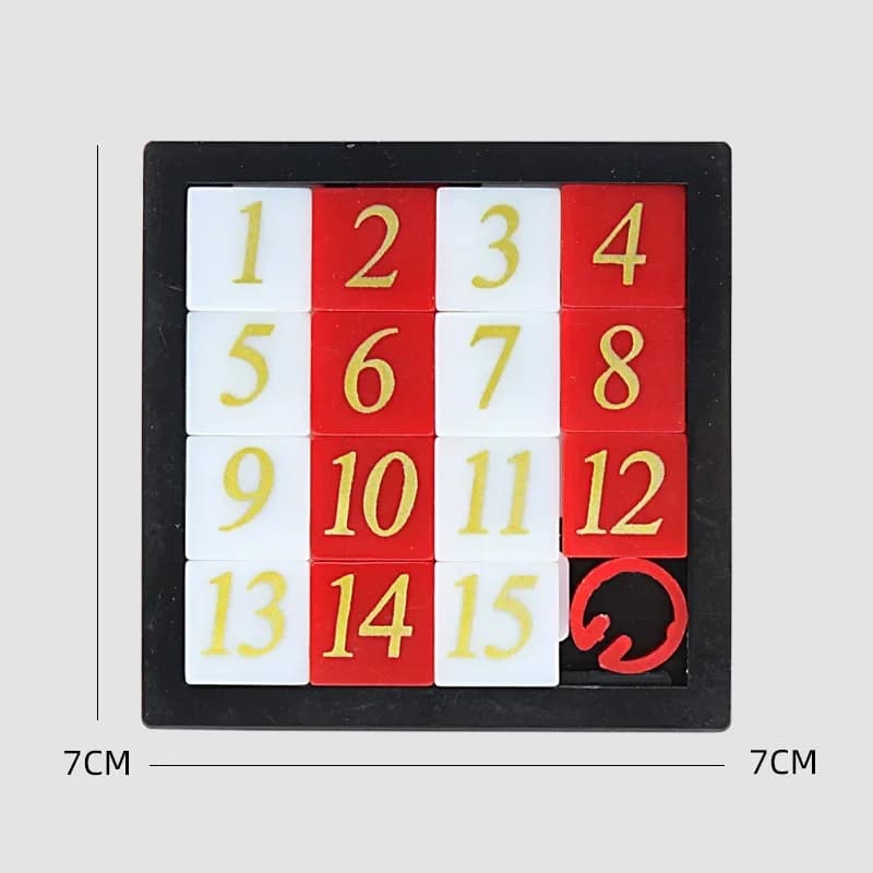 Sliding Number Puzzle Brain Teaser