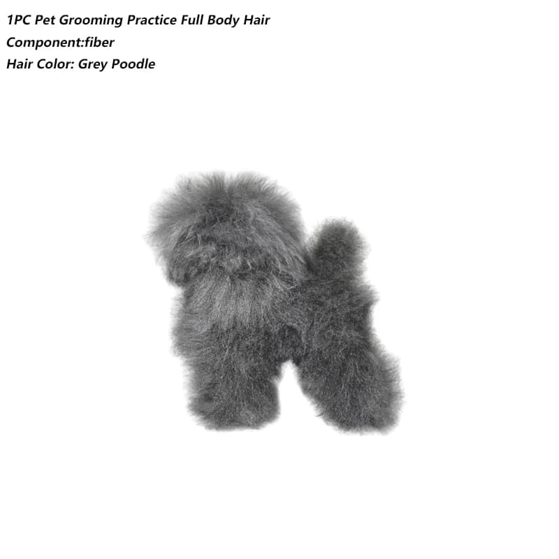 Pet Grooming Training Hair For Dog Model DIY Styling And Scissor Practice Tool B03D