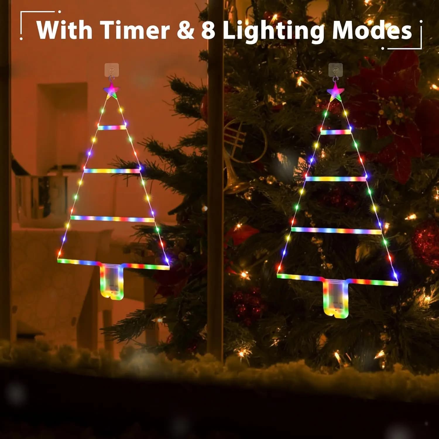 Christmas Tree LED Ladder Lights