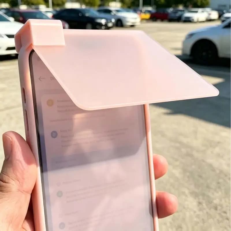 1Pcs Mobile Phone Accessories Enhances Screen Visibility In Strong Light Reduce Sunlight Reflection Mobile Phone Sunshade