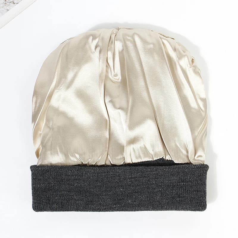 Women's Satin Lined Winter Beanie