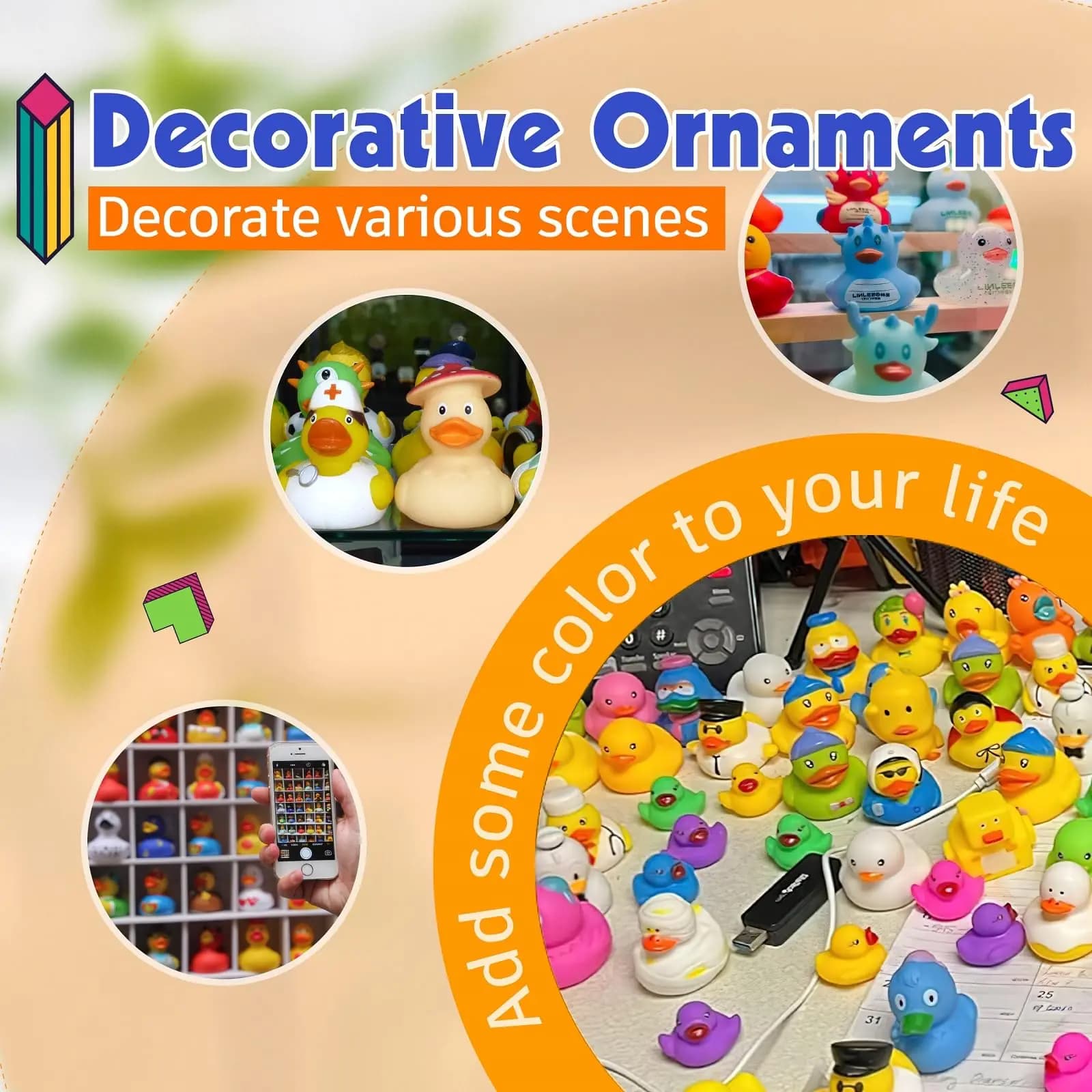 Bulk Assorted Rubber Ducks Party Favors