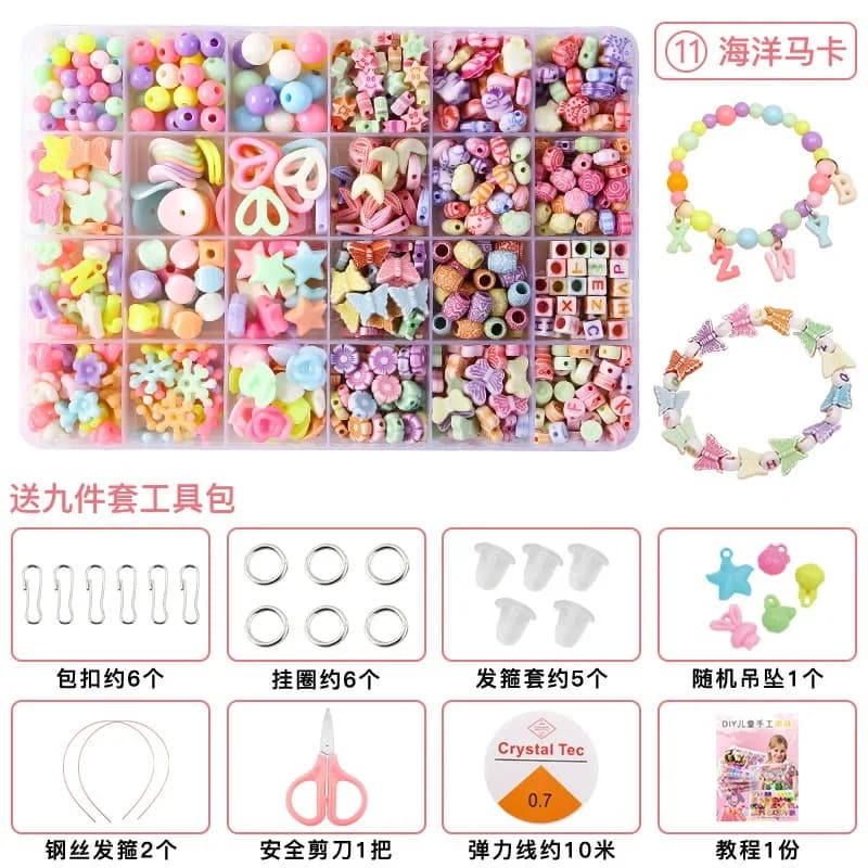 Polymer Clay Jewelry Making Kit with Beads