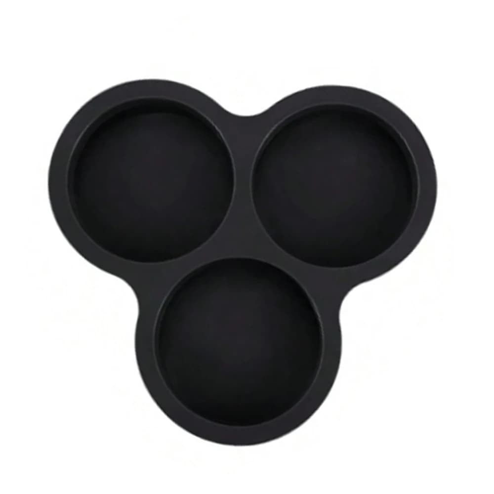 Silicone Egg Mold Air Fryer Egg Pan Reusable 3-Cavity Muffin Cake Baking Mould Kitchen Cooking Accessories