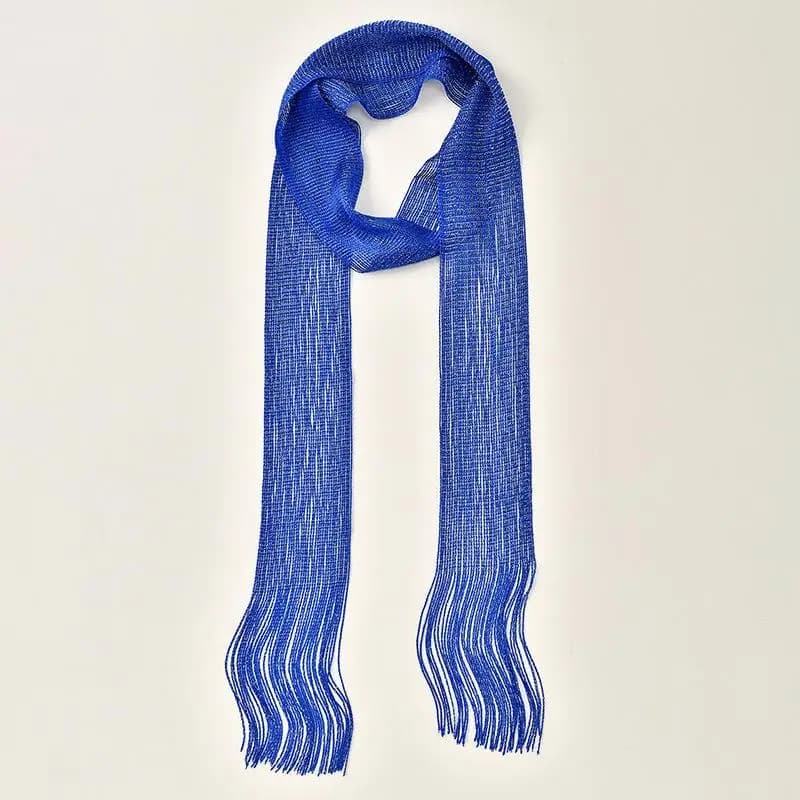 Striped Silk Scarf