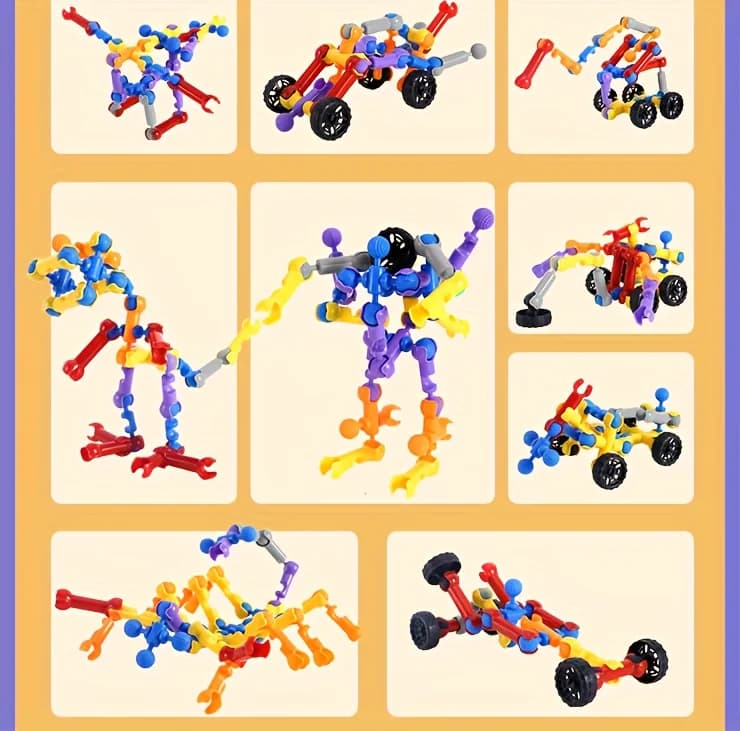 Creative Building Blocks STEM Toy Set